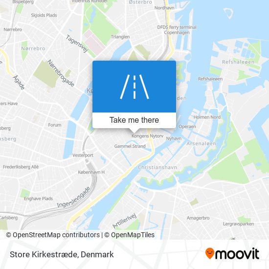 Store Kirkestræde map