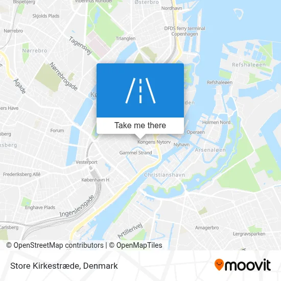 Store Kirkestræde map