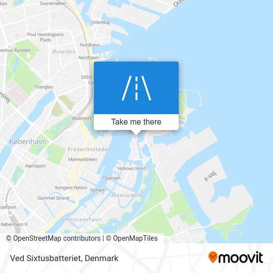 Ved Sixtusbatteriet map