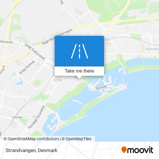 Strandvangen map