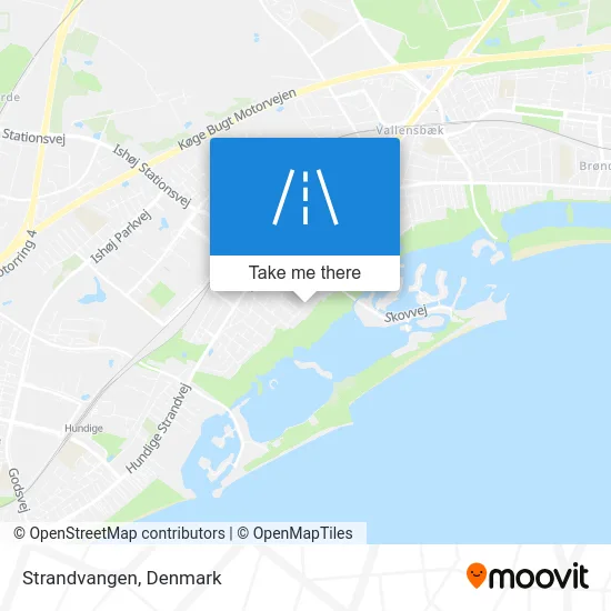 Strandvangen map