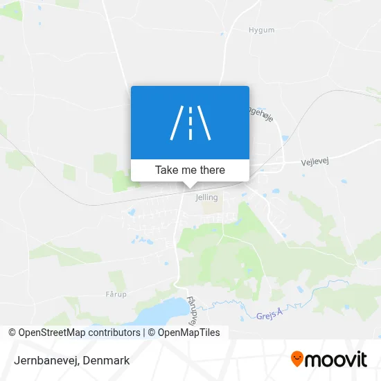 Jernbanevej map