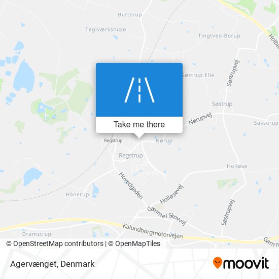 Agervænget map