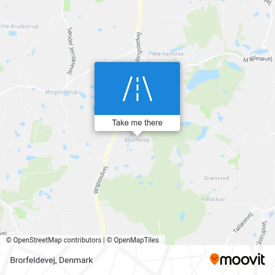 Brorfeldevej map