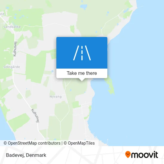 Badevej map