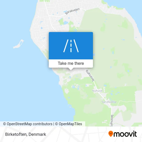 Birketoften map