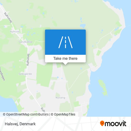 Halsvej map