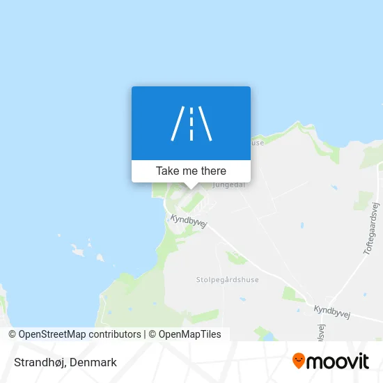 Strandhøj map