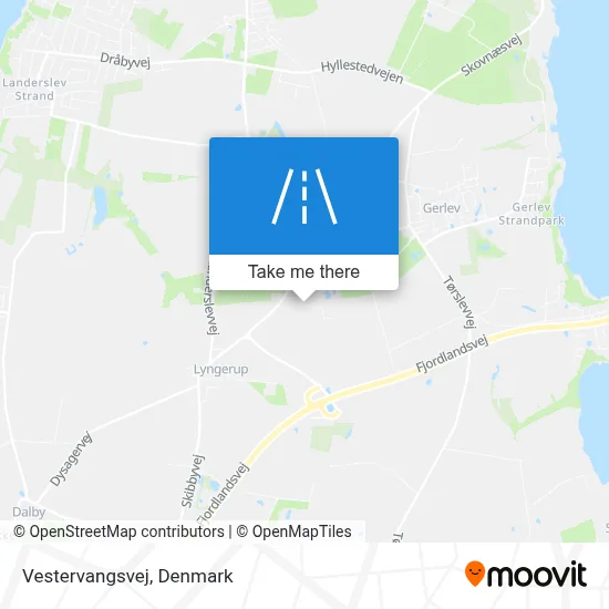 Vestervangsvej map