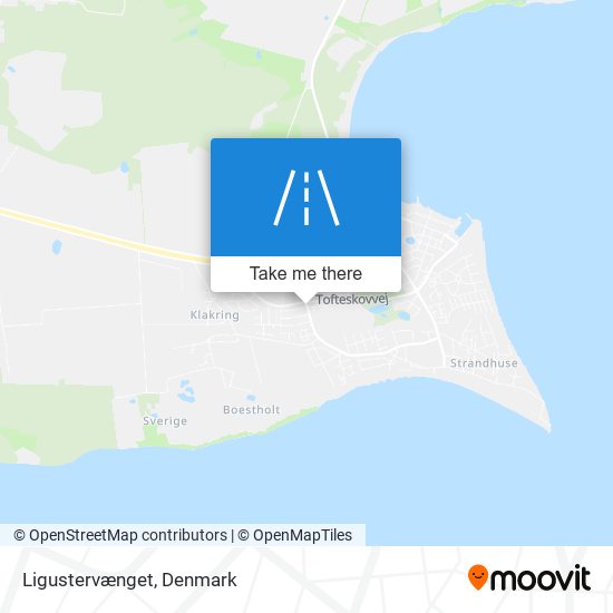 Ligustervænget map