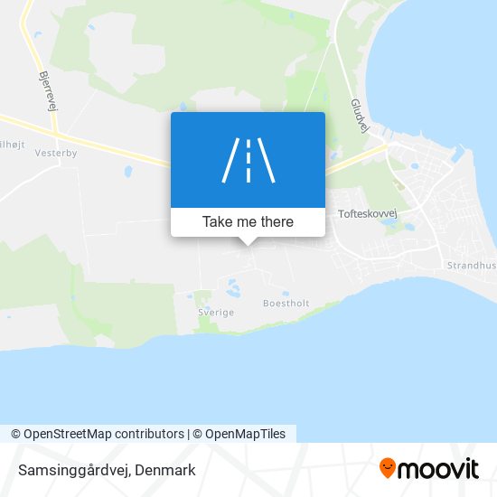 Samsinggårdvej map