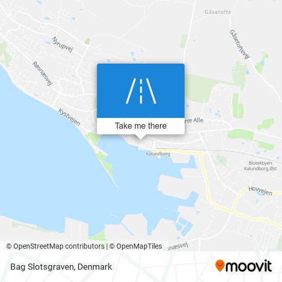 Bag Slotsgraven map