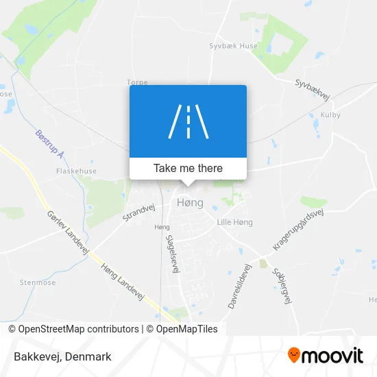 Bakkevej map
