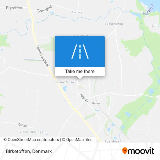 Birketoften map