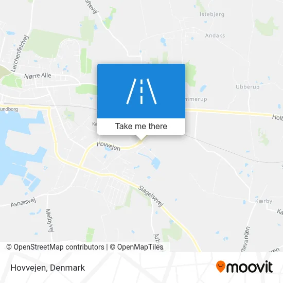 Hovvejen map