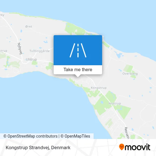 Kongstrup Strandvej map
