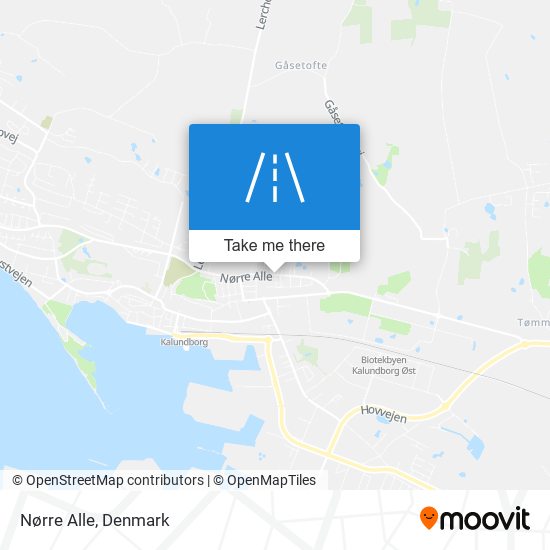 Nørre Alle map