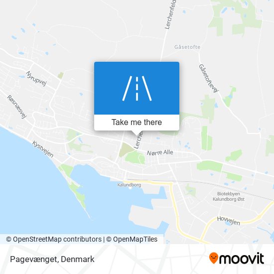 Pagevænget map