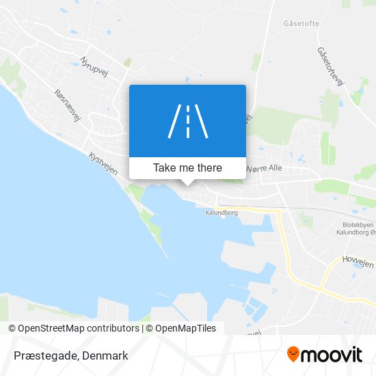 Præstegade map