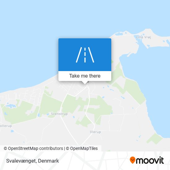 Svalevænget map