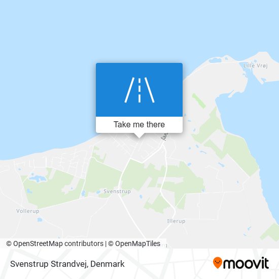 Svenstrup Strandvej map