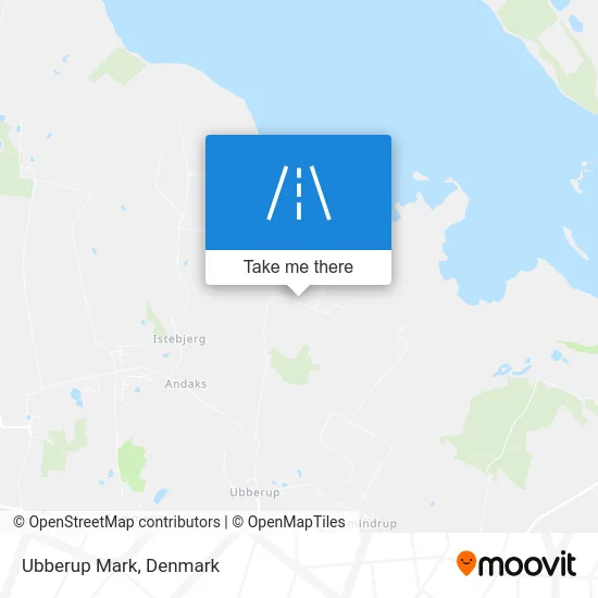Ubberup Mark map