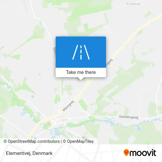 Elementvej map