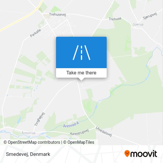 Smedevej map