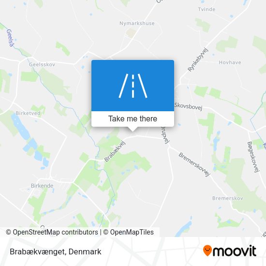 Brabækvænget map