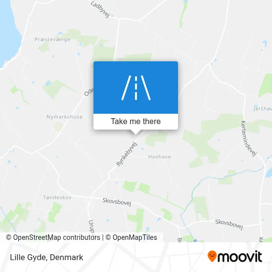 Lille Gyde map