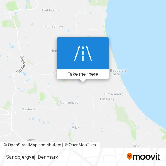 Sandbjergvej map