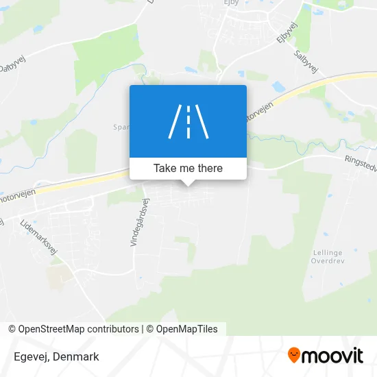 Egevej map