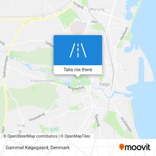 Gammel Køgegaard map