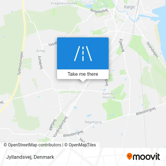 Jyllandsvej map