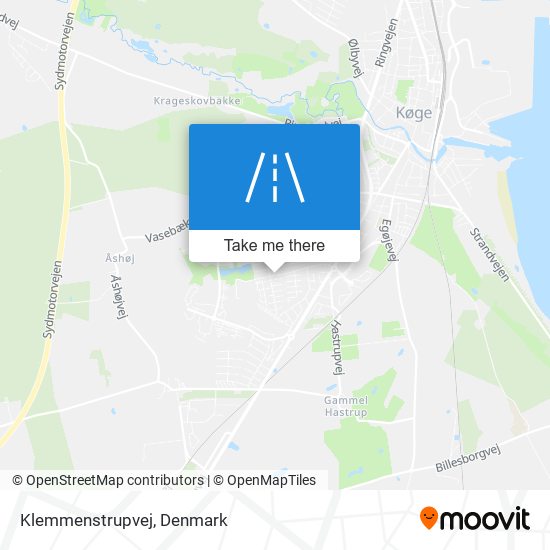 Klemmenstrupvej map