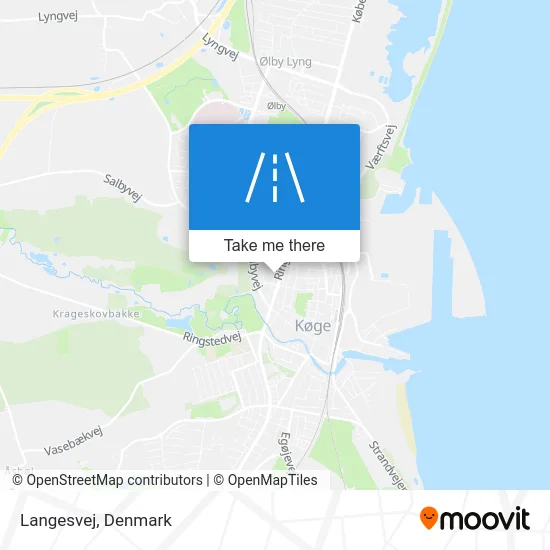 Langesvej map