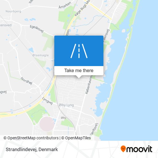 Strandlindevej map