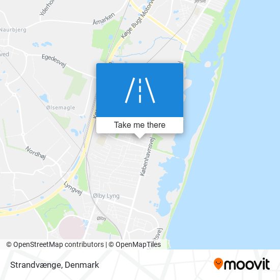 Strandvænge map