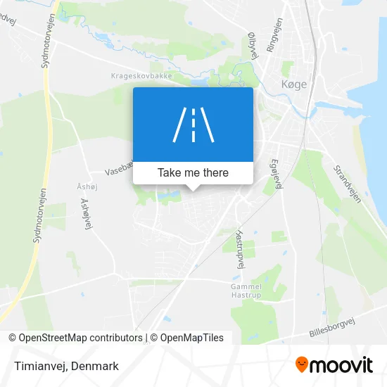 Timianvej map