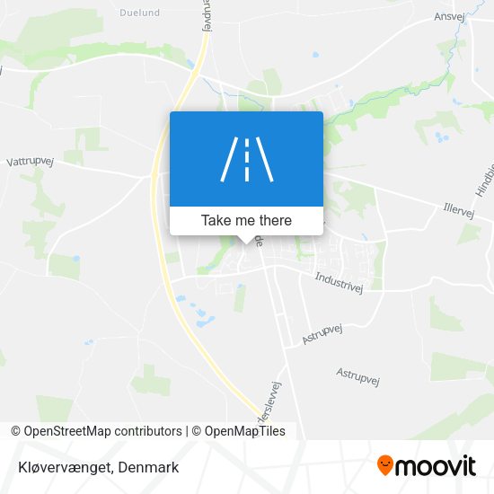 Kløvervænget map