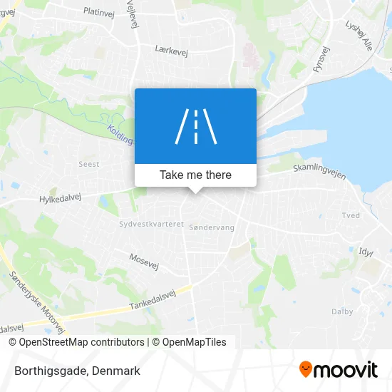 Borthigsgade map