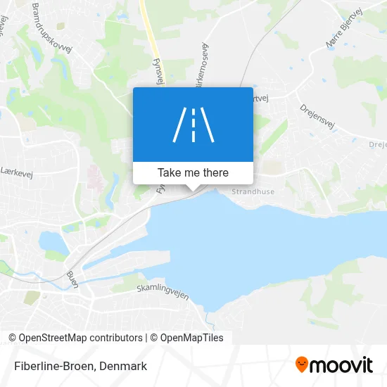 Fiberline-Broen map