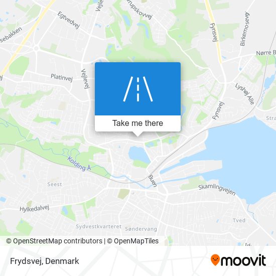 Frydsvej map