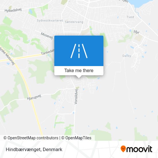 Hindbærvænget map