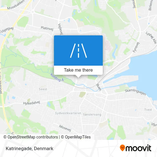 Katrinegade map