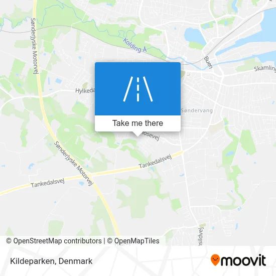 Kildeparken map