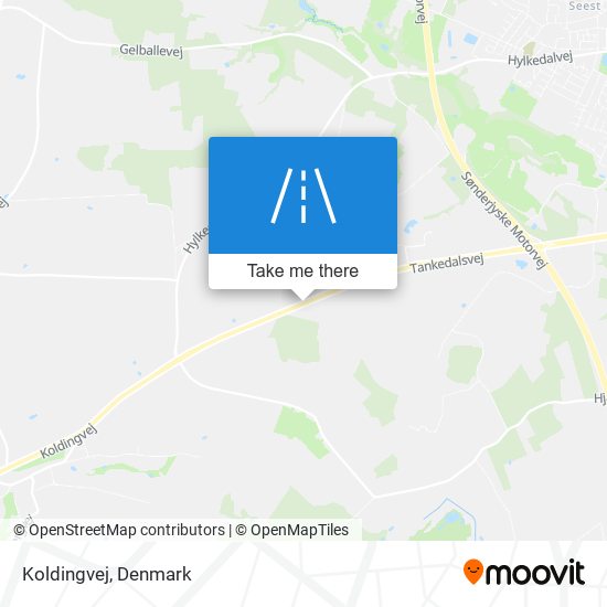 Koldingvej map