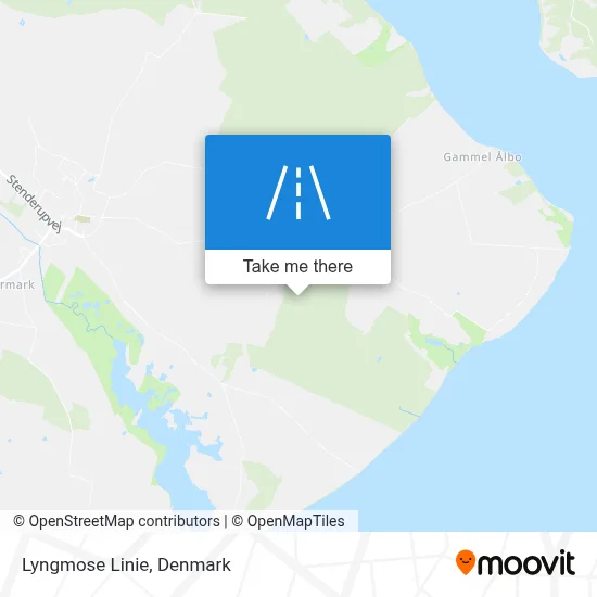 Lyngmose Linie map