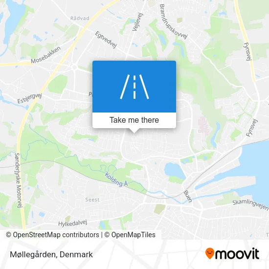 Møllegården map