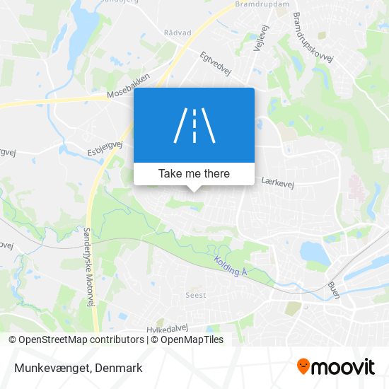 Munkevænget map